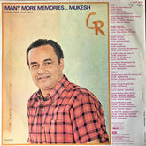 Mukesh - Many More Memories… (Songs From Hindi Films) (Vinyl) Image